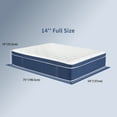 thumbnail image 2 of 14'' Full Memory Foam Hybrid Mattress in a Box - Medium Firm, Pocketed Springs, Motion Isolation, Edge Support - 60-Night Trial, 2 of 6