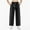 ZB Black, variant on Womens Pants Side Full Buckle Pants Out of Sports Training Pants Sportswear Black Womens Trousers M