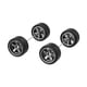 thumbnail image 2 of 2 ruedas y neumáticos para coche RC 1:64, repuestos, accesorios para coche RC, ruedas de vehículo gris, 2 of 9