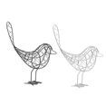 thumbnail image 3 of Figuritas De Pájaros De Hierro Delicadas Miniaturas De Pájaros Abstractas Exquisita Figurita De Pájaro Vintage Artesanías Simples De Pájaros De Adornos De Pájaros De Hierro Texturizados Decoración Moyic HA027772-02, 3 of 7