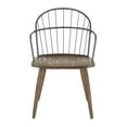 thumbnail image 5 of LumiSource Dark Walnut Wood, Black Metal Riley Chair, 5 of 8