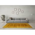 thumbnail image 3 of Ahgly Company Indoor Rectangle Oriental Yellow Industrial Area Rugs, 7' x 10', 3 of 4