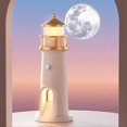 thumbnail image 5 of Moon Projection Lighthouse Night Lights Timing Ambient Night Lamp, 5 of 5
