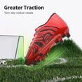thumbnail image 3 of Tacos de Fútbol DREAM PAIRS Juvenil Suelo Firme Talla 5 Rojo, 3 of 5
