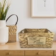 thumbnail image 2 of Hometrends 12" Wide Plaque Woven Basket, 2 of 6