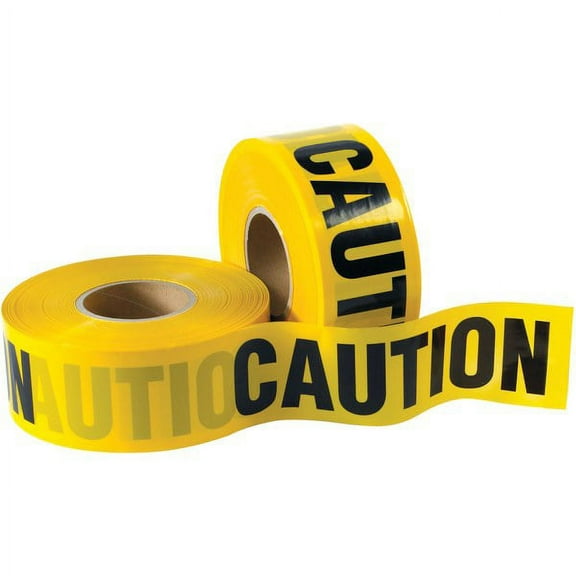 Partners Brand Barricade Tape,"Caution" 3x1000ft,PK4 T968CCC