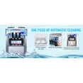 thumbnail image 5 of SHUNHENGYE ZM-168 Commercial Countertop Soft Ice Cream Machine, 18L/H, Low Noise, 2+1 Flavors, One-Key Cleaning, 5 of 14