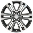 thumbnail image 2 of OE Wheels CV44 22 Inch Rim Fits Yukon Denali Style 6x139.7 22x9 Gloss Gunmetal Machined - Hollander 5822 (1), 2 of 5