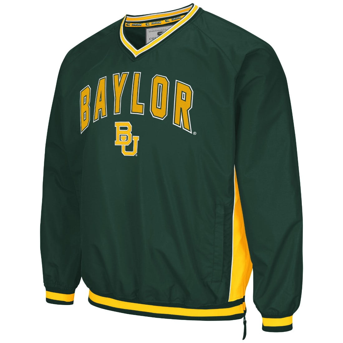 Baylor Bears NCAA "Fair Catch" Pullover Men's Jacket Green by Colosseum
