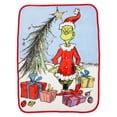 thumbnail image 2 of Dr. Seuss How the Grinch Stole Christmas Kids Silky Soft Plush Throw, 40 x 50, 2 of 5
