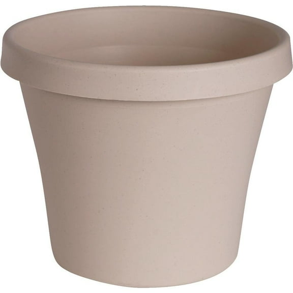 Bloem Classic Poly Plant Pot - Solid Print, Gray - Pack of 1