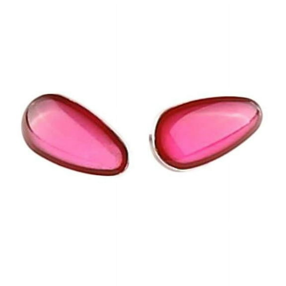 Panda Superstore  Screw-in Plastic Eyeglass Imitation Jewelry Kit Glasses Nose Pads, Red - 3 Pair