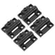 thumbnail image 1 of Uxcell 4Pack Bisagra de Torque Ajustable, 43x36mm Agujeros Avellanados de Plástico Bisagras de Control de Posición Ajustable, Negro, 1 of 6
