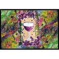 thumbnail image 1 of Carolines Treasures 8616MAT 18 x 27 Po Verre à Vin Rouge et Raisins Tapis Intérieur Ou Extérieur, 1 of 4