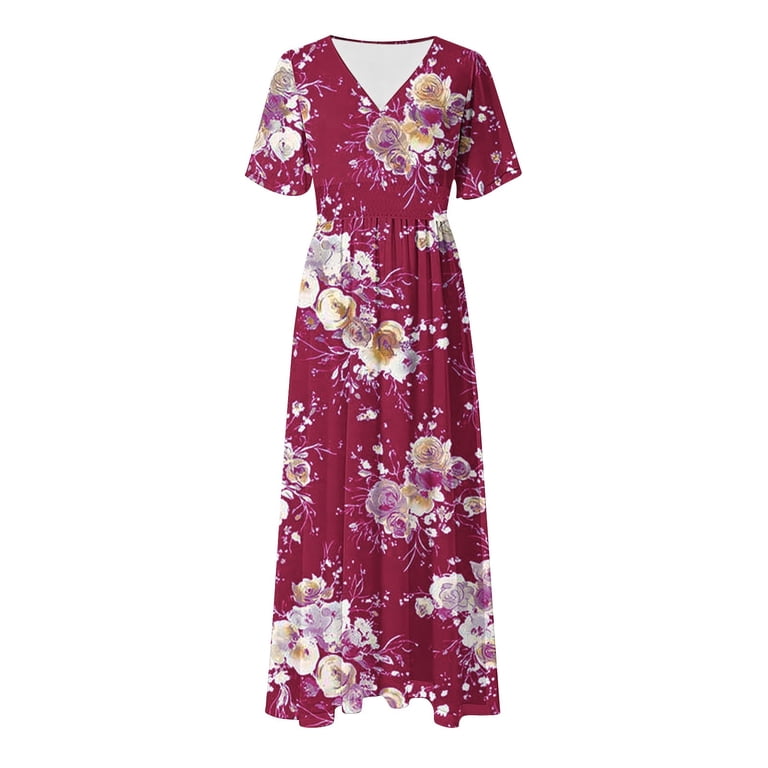 open lace back dress Just Feels Right Fuchsia Pink Floral Maxi Dress, Small - The Mint Julep Boutique