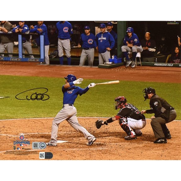 Willson Contreras Chicago Cubs Fanatics Authentic 2016 MLB World Series Champions Autographed 8" x 10" World Series Photograph - No Size