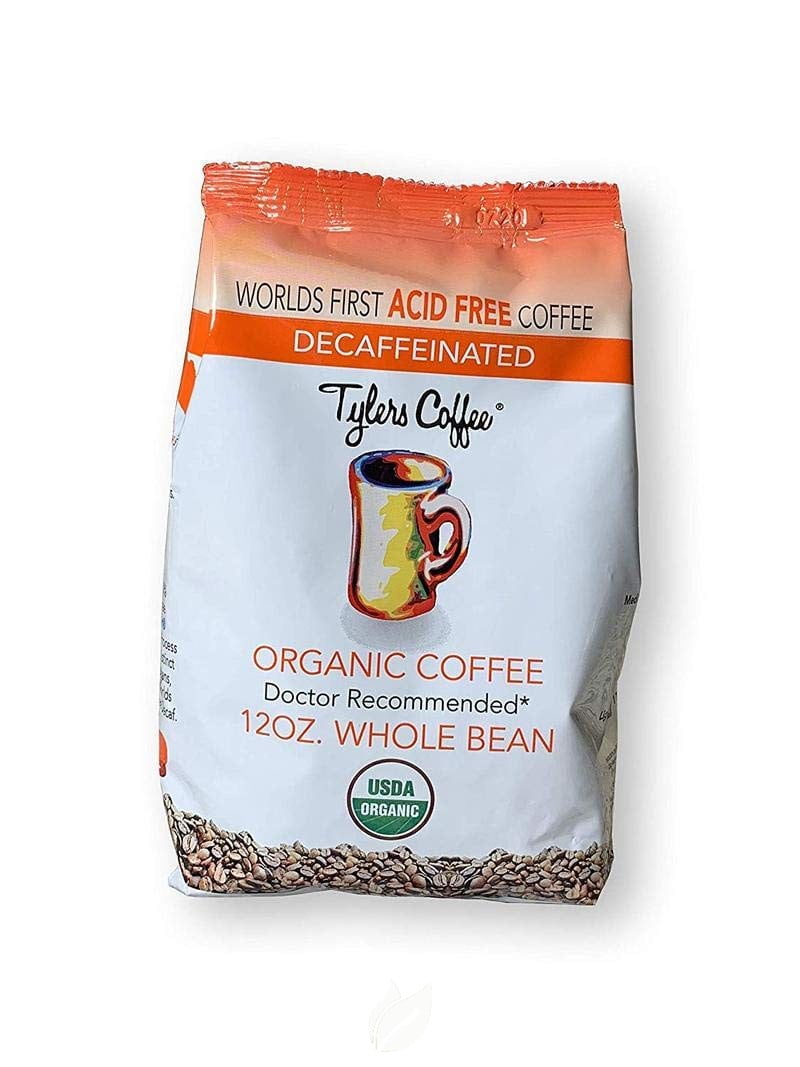 Tylers Acid Free Coffee Decaf Whole Bean 12oz, Pack of 2 Walmart