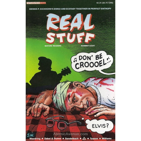 Real Stuff #8 VF ; Fantagraphics Comic Book
