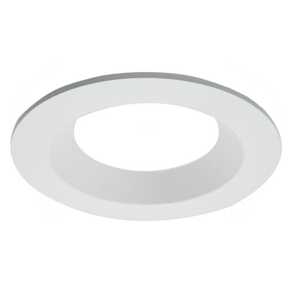 Elco Ell4812 4" Open Shower Recessed Trim - White