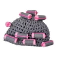thumbnail image 1 of Sombrero con peluca y r, accesorios para sesión de fotos, sombrero de pelo para fiesta de reunión de otoño e invierno gris, 1 of 8