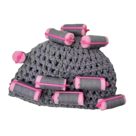 Sombrero con peluca y r, accesorios para sesión de fotos, sombrero de pelo para fiesta de reunión de otoño e invierno gris