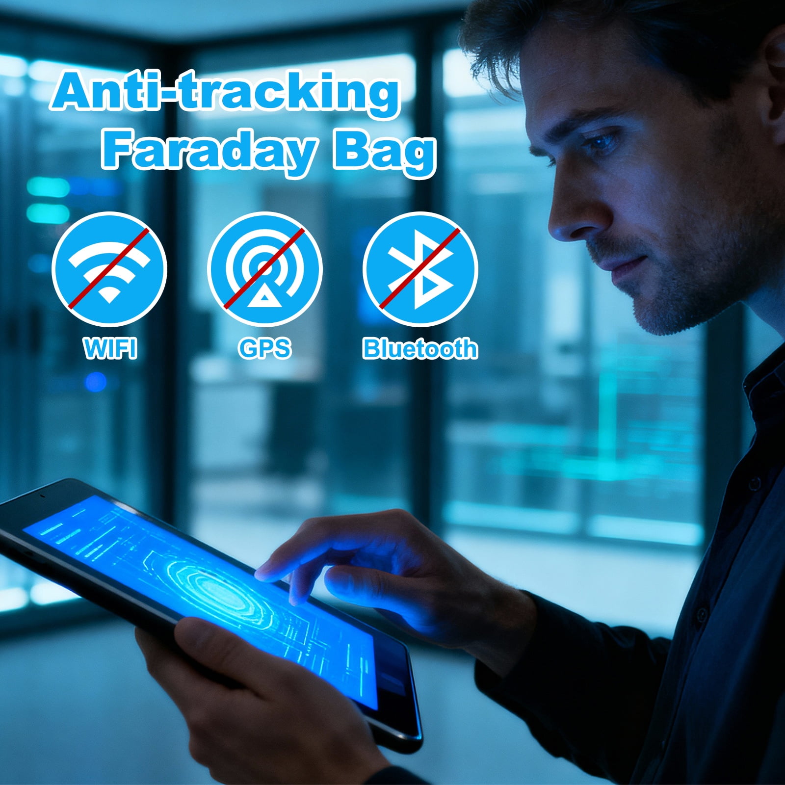 Uxcell 1 Pcs Faraday Bags, 10.4 x 4.8 Inch Phone Car Keys Fob Protector