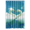 thumbnail image 1 of Cortina de Ducha ABPHQTO Tela Impermeable Diseño Pato y Corazón 120x180 cm, 1 of 1