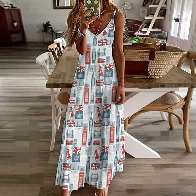 Maxi swing dress uk sale