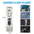 thumbnail image 1 of Mini llavero antorcha con hebilla USB recargable EDC linterna (fluorescente) Ndcxsfigh  Nuevos Originales, 1 of 8