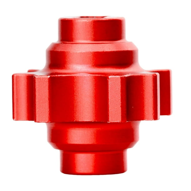 Bloqueo de diferencial RC de aluminio, piezas de repuesto para coche de juguete TT02T 1:10 Rojo