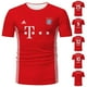 thumbnail image 2 of 20 21 Local Bayern Mun Ich Football Club Traje de fútbol para hombre Camisetas de fútbol Camisetas de fútbol-Wine-L BmatwkZeng Bmatwk Jersey, 2 of 4