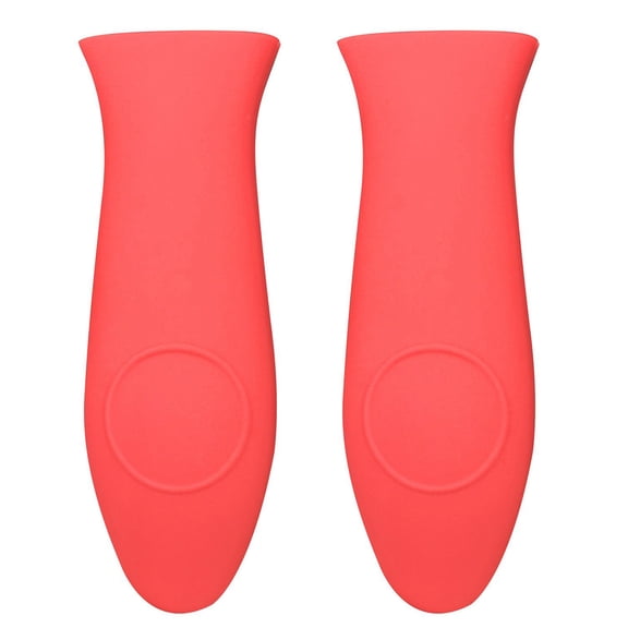 2Pcs Silicone Hot Handle Holder for Long Cookware Handles, Including Most Cast Iron Skillets, Alternative to Traditional Pot Holders