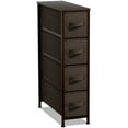 thumbnail image 7 of 4 Drawers Chest Dresser (Narrow) Brown, 7 of 7