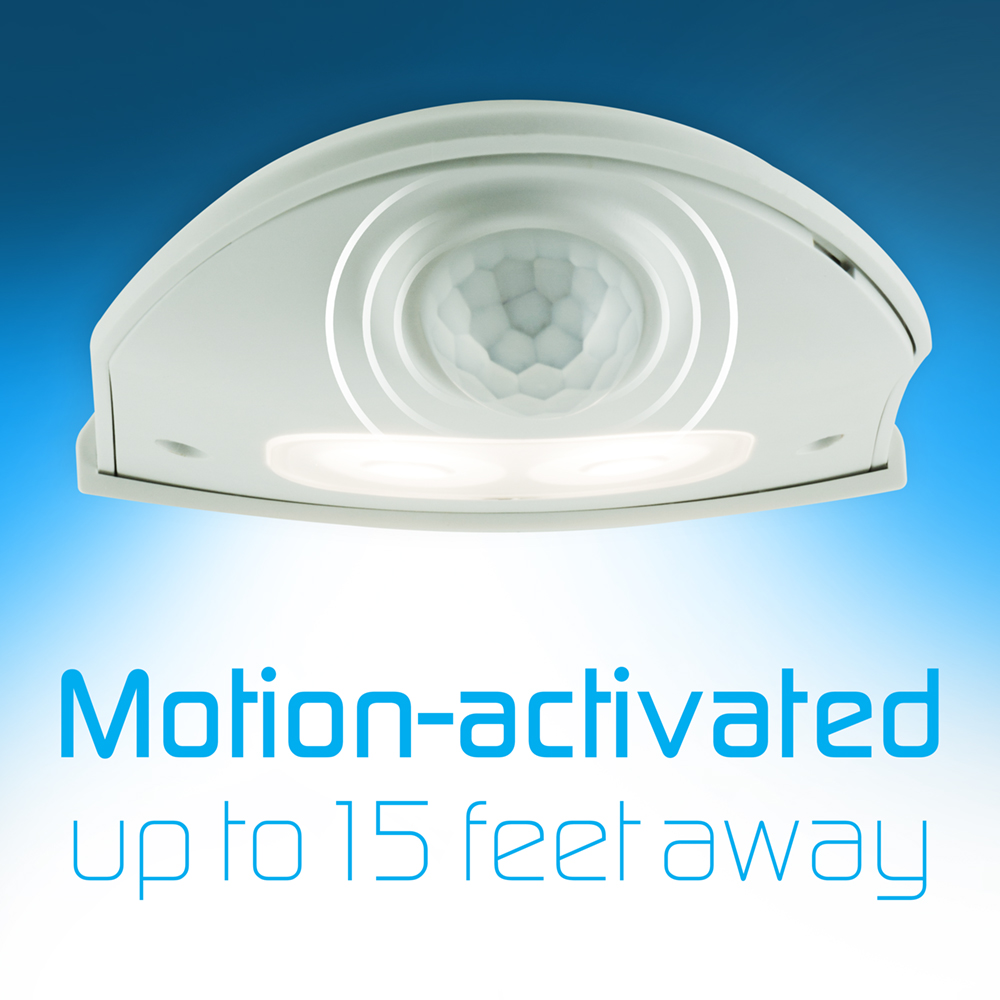 Energizer Indoor/Outdoor Wireless Motion-Sensor LED Security Light, 40  Lumens 38184
