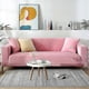thumbnail image 2 of Luxurious Velvet Sofa Slipcover For 2 3 4 Seater,soft Plush Sofa Protector,stretch Armrest Sofa Cover Water Resistance Furniture Protector-pink-3seate, 2 of 5