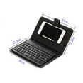 thumbnail image 2 of Teclado Bluetooth Inalámbrico Portátil Con Funda De Cuero Para Teléfonos Inteligentes Ios Android Y Windows De 4,5-6,8 Pulgadas Moyic EL017729-02, 2 of 5