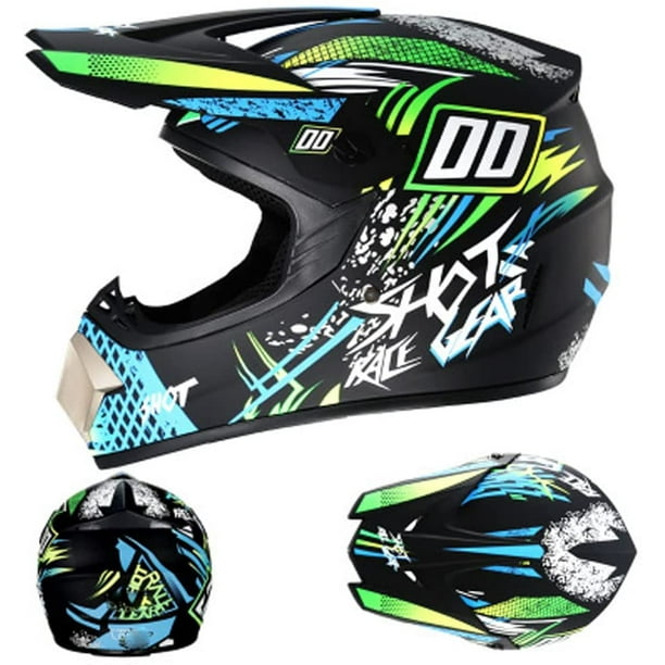 Motocross Helmet Youth Adult Motorcycle Helmet with Goggles Gloves