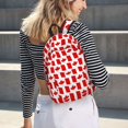 thumbnail image 5 of Lsque Canada Pattern Canvas Daypack, Durable Backpack, High-quality Versatile Backpack,Vintage Compact Backpack-Medium, 5 of 6