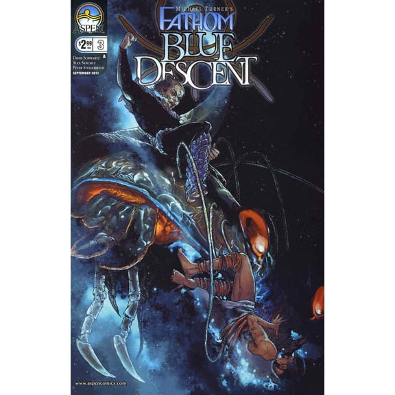 Fathom: Blue Descent #3A VF ; Aspen Comic Book