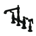 thumbnail image 5 of Kingston Brass Bridge Kitchen Faucets With Oil Rubbed Bronze KS7275PKLBS, 5 of 7
