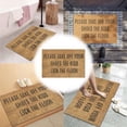 thumbnail image 4 of Polite Welcome Entrance Velvet Carpet for Home - Floor Rug for Hallway and Entryway, 4 of 8
