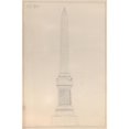 thumbnail image 2 of Alexander Maxwell 17x24 Black Ornate Framed Double Matted Museum Art Print Titled: Obelisk Grave Monument, No. 16 (1840-80), 2 of 5