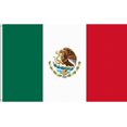 thumbnail image 1 of Bandera mexicana, bandera de México, poliéster para exteriores, colores vivos, resistente a la decoloración, duradera, con 2 ojales de latón., 1 of 3