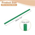 thumbnail image 2 of 8 Pack Mini Hot Glue Sticks, 0.28" Dia x 7.87" Long EVA Glue Gun Sticks, Dark Green for DIY Projects, 2 of 6