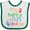 White and Green, variant on Inktastic Nanny and Pops Love Me Grandkids Boys or Girls Baby Bib