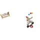 thumbnail image 1 of sofá de casa de muñecas,Muebles para casa de muñecas,modelo de sofá para casa de muñecas,decoración,Figuras de payaso,Escultura de payaso como adorno de mesa,Colección de estatuillas de, 1 of 8