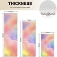 thumbnail image 4 of Pastel Rainbow Clouds Kitchen Rugs Sets Of 3,Kitchen Runner Rugs Non Skid Washable,Decorative Kitchen Floor Mats for Kitchen,Sink,Laundry,17"x30"+ 17"x47" + 17"x59", 4 of 6