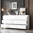 thumbnail image 4 of MONSLIPA Commode à 9 Tiroirs, Commode Blanche Idéale pour la Chambre, 4 of 7