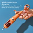 thumbnail image 2 of justharion Multifunctional Red Dates Corer Cherry Pitter Seeds Remover Fruit Tool Push Type Anti-Skid Vegetable Handheld Accessory Orange, 2 of 8