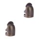 thumbnail image 3 of Cateissary Vintage dedal anillo costura acolchado cobre cubierta dedo Protector prensa herramienta Accesorios METRO 2piezas, 3 of 6